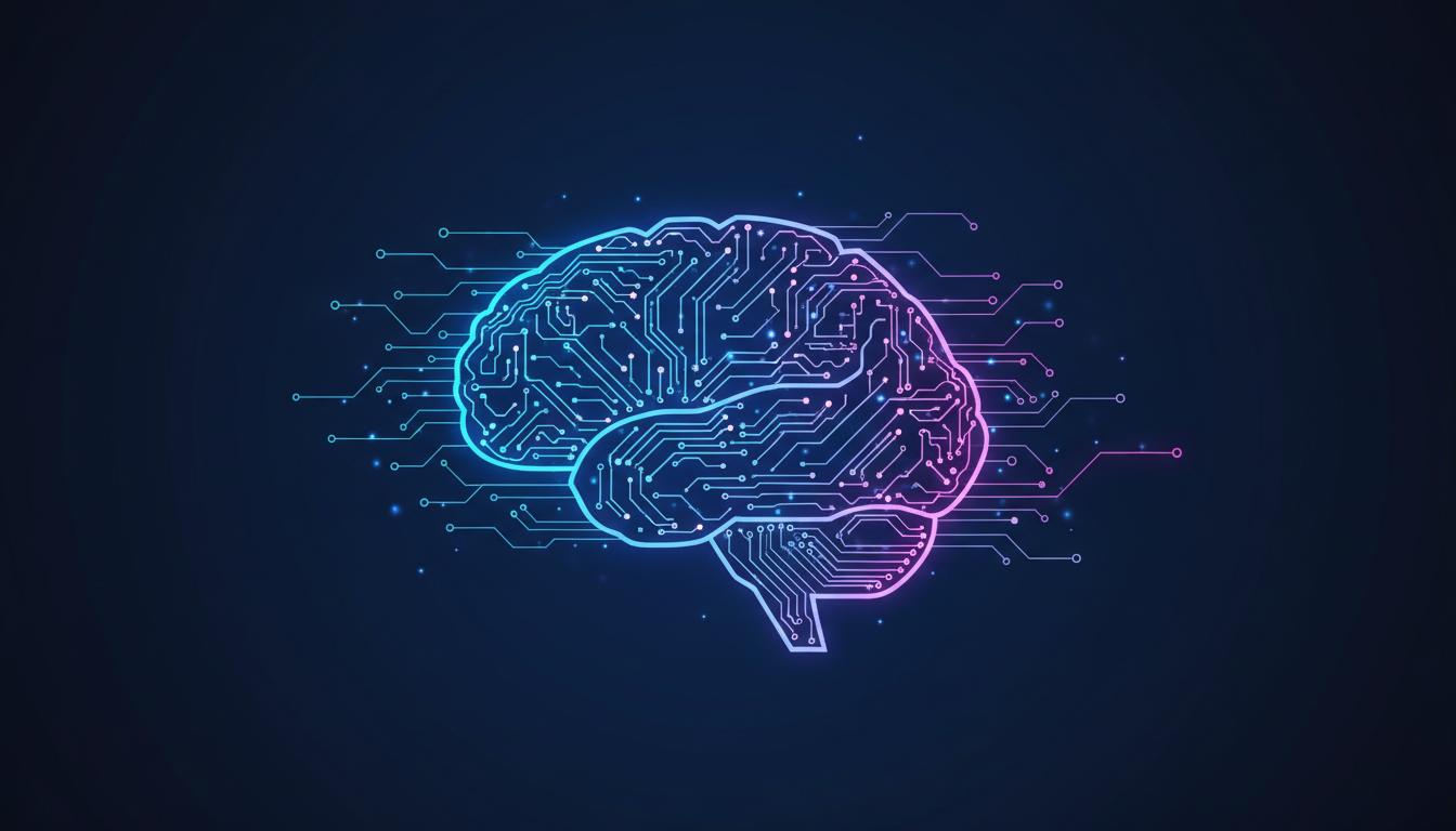 Person learning about AI technology