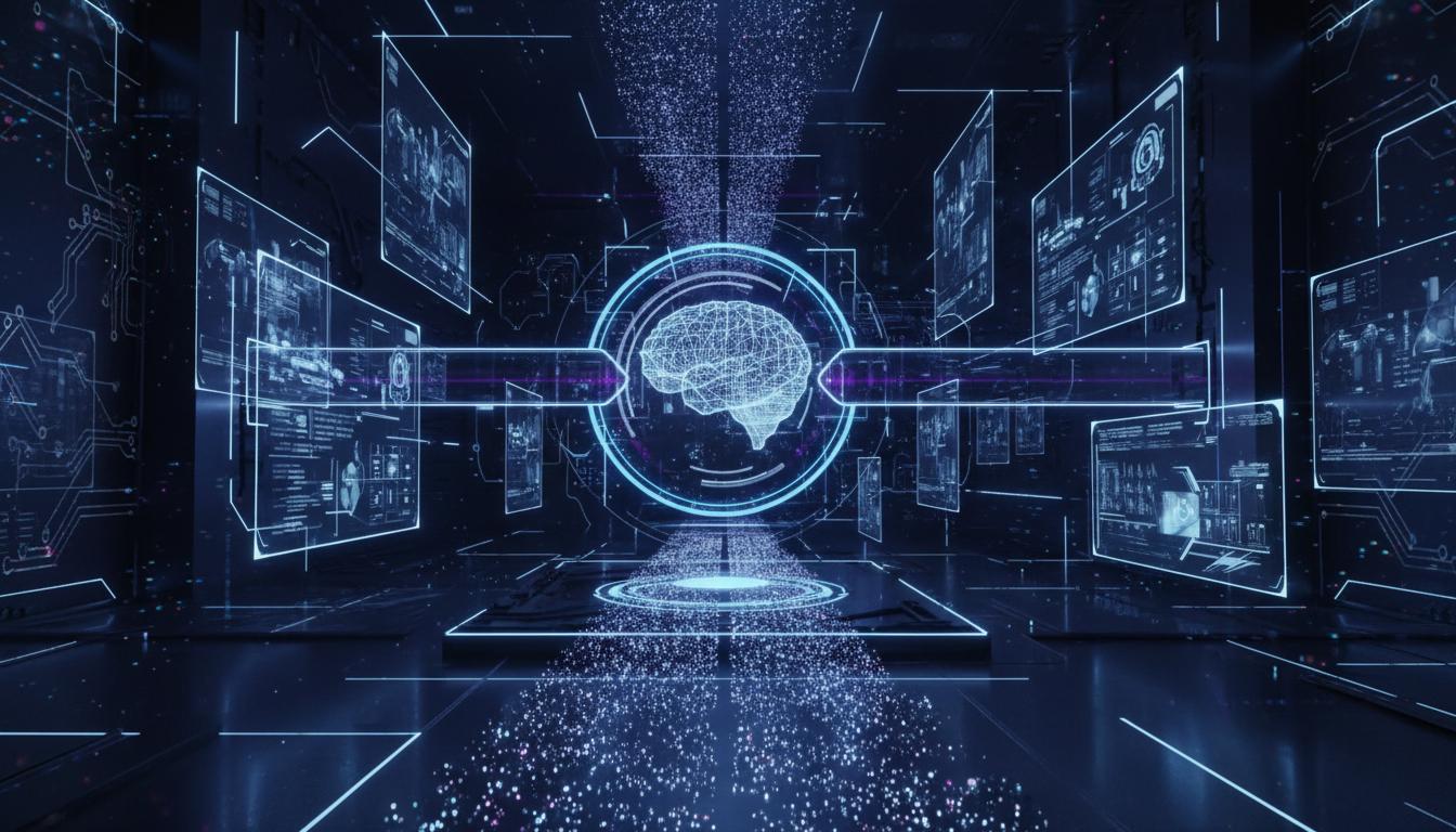 Future AI technology concept