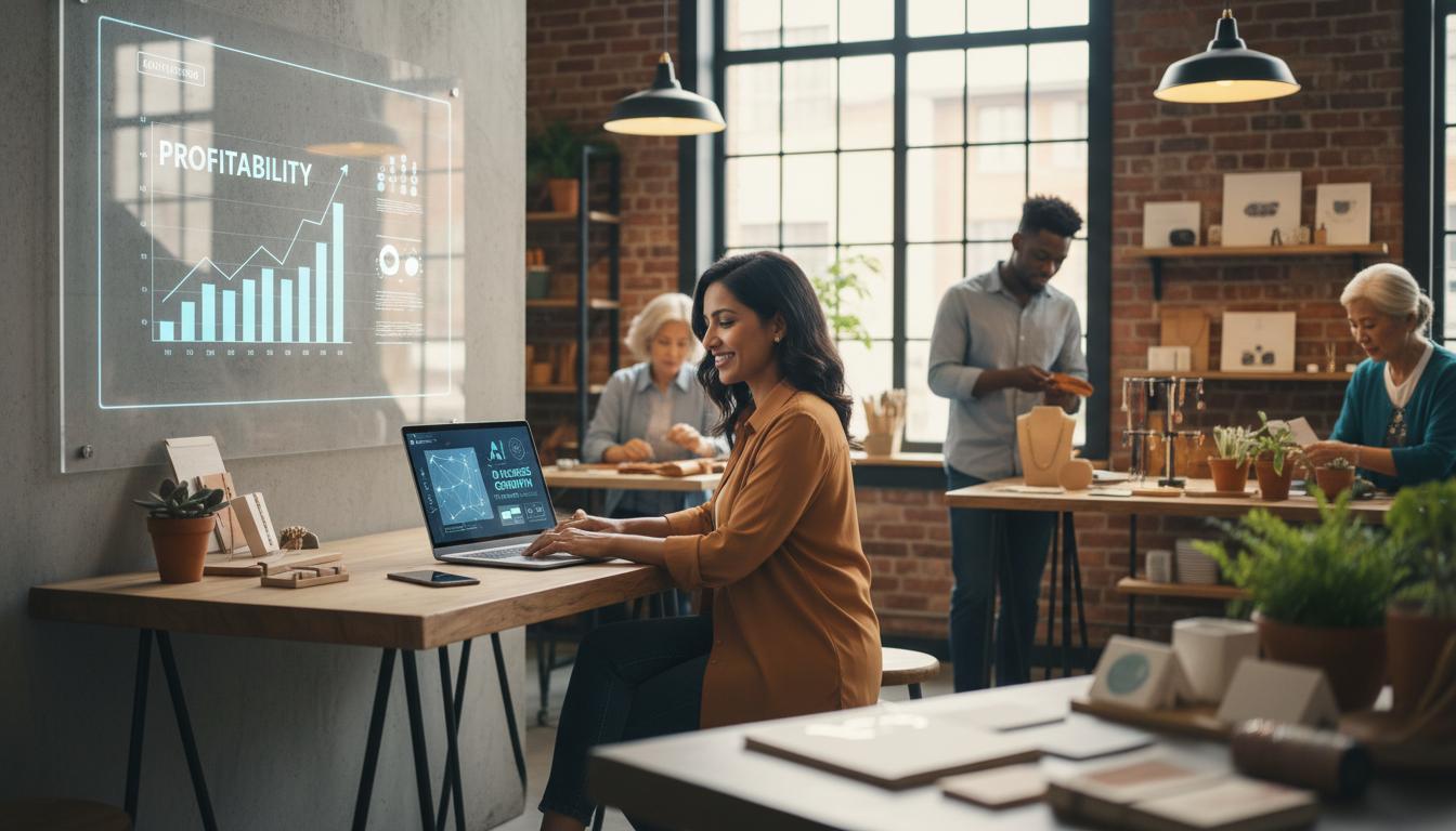 Small business using AI