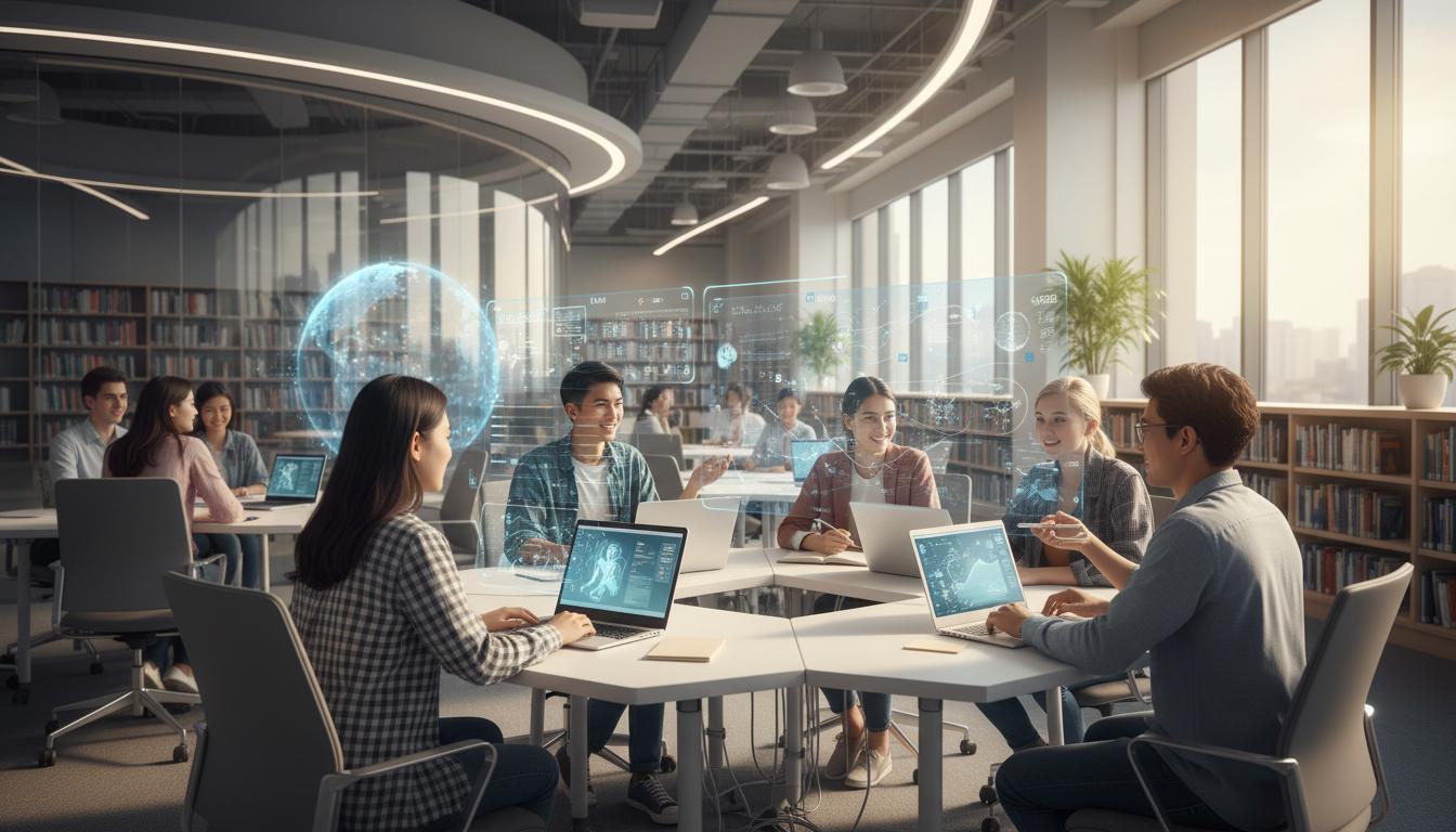 Student using AI responsibly